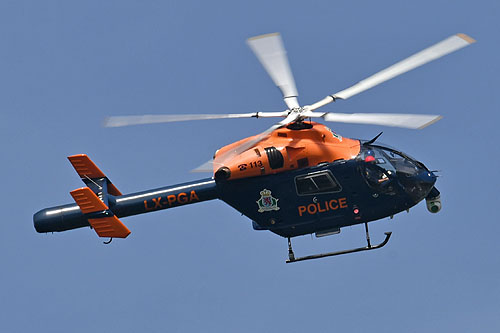 Hélicoptère MD902 LX-PGA de la Police luxembourgeoise 