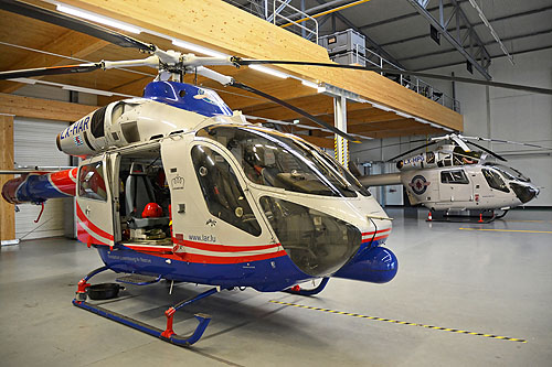 Hélicoptère MD902 de la Luxembourg Air Rescue