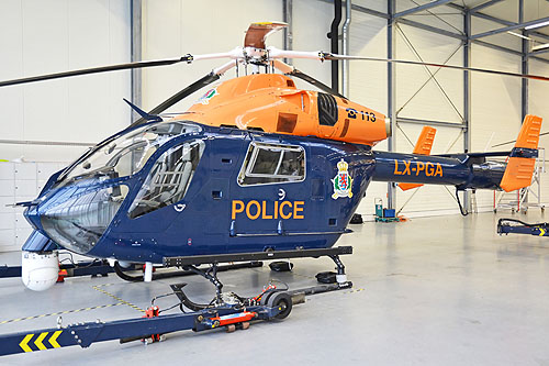 Hélicoptère MD902 LX-PGA de la Police luxembourgeoise 