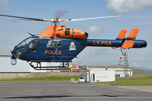 Hélicoptère MD902 LX-PGA de la Police luxembourgeoise 