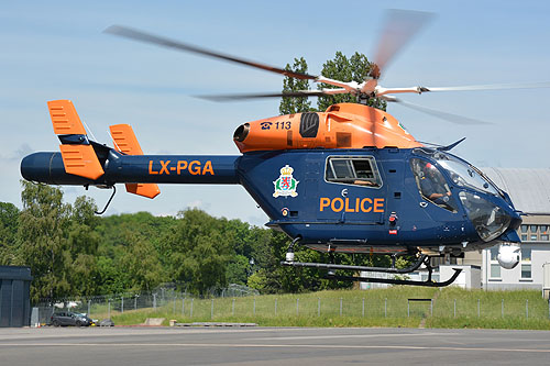 Hélicoptère MD902 LX-PGA de la Police luxembourgeoise 