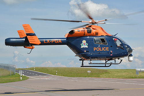 Hélicoptère MD902 LX-PGA de la Police luxembourgeoise 