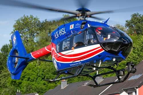 Hélicoptère H145 D3 LX-HSL du Luxembourg Air Rescue