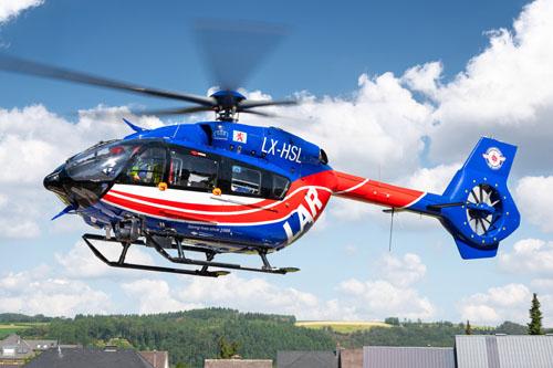 Hélicoptère H145 D3 LX-HSL du Luxembourg Air Rescue