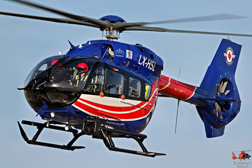 Hélicoptère H145 D3 LX-HSL du Luxembourg Air Rescue (LAR)