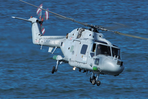 Hélicoptère Lynx HAS Mk8 de la Royal Navy