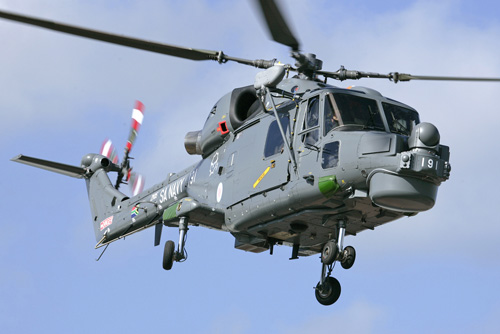 Hélicoptère SuperLynx d'Afrique du Sud