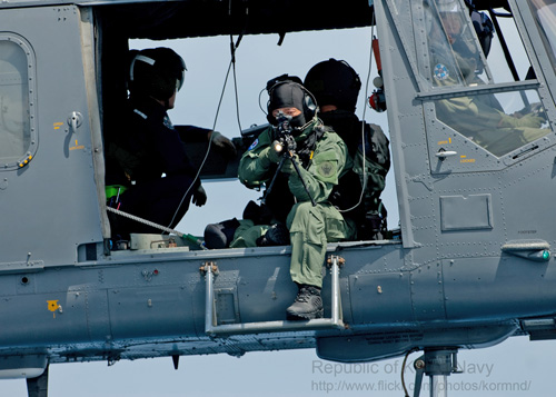 Hélicoptère Lynx de la Marine de Corée du Sud