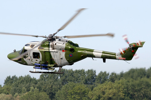 Hélicoptère Lynx AH Mk7 de l'Army Air Corps britannique