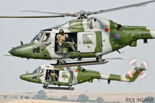 Hélicoptère Lynx AH Mk7 de l'Army Air Corps britannique