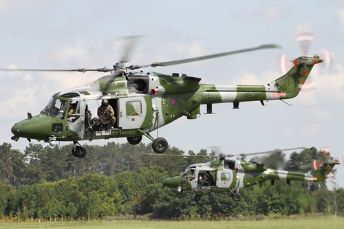 Hélicoptère Lynx AH Mk9 de l'Army Air Corps britannique