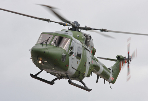 Hélicoptère Lynx AH Mk7 de l'Army Air Corps britannique