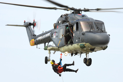 Hélicoptère Lynx de la Marine néerlandaise