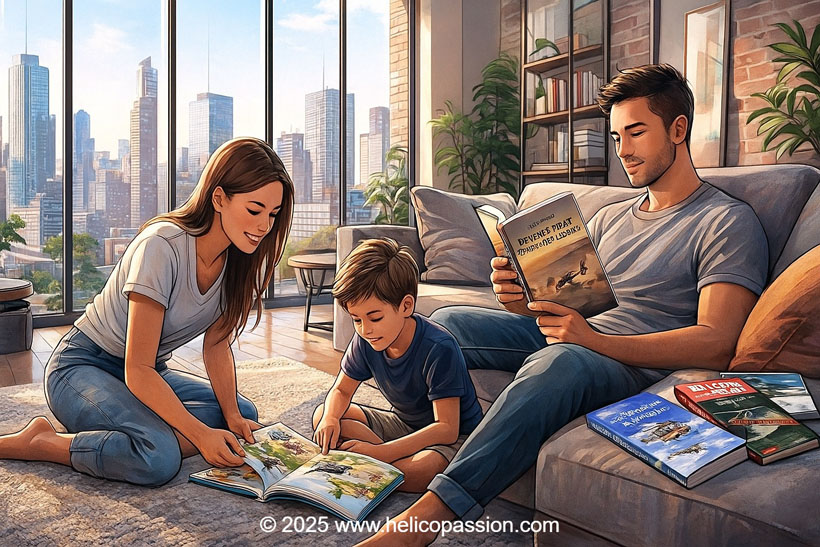 Une sélection de livres pour complèter votre immersion dans le monde des hélicoptères