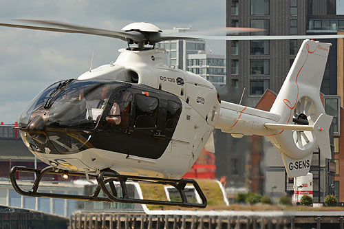 Hélicoptère EC135 T2 Hermès G-SENS Capital Air Services