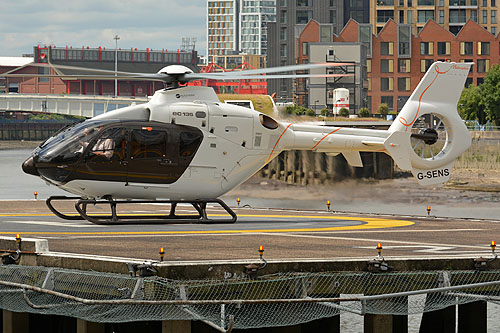 Hélicoptère EC135 T2 Hermès G-SENS Capital Air Services