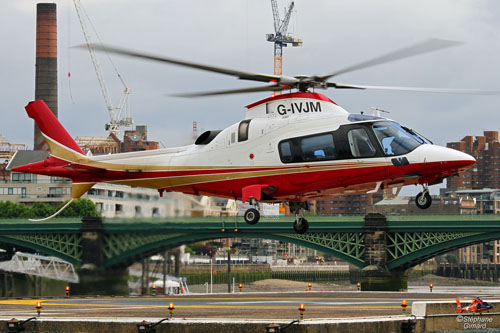 Hélicoptère AW109 G-IVJM Air Harrods