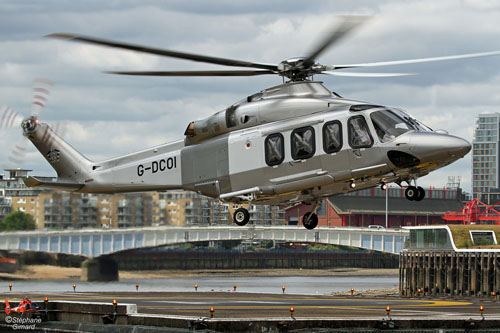 Hélicoptère AW139 G-DCOI Profred Partners LLP (Dyson)