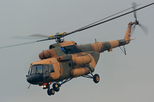 Hélicoptère de transport MI17 afghan