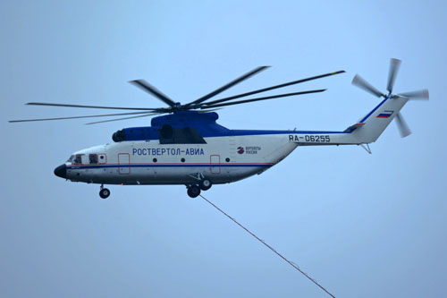 Hélicoptère de transport lourd MI26T