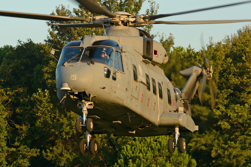 Hélicoptère AW101 ASH Mk410 Marine italienne