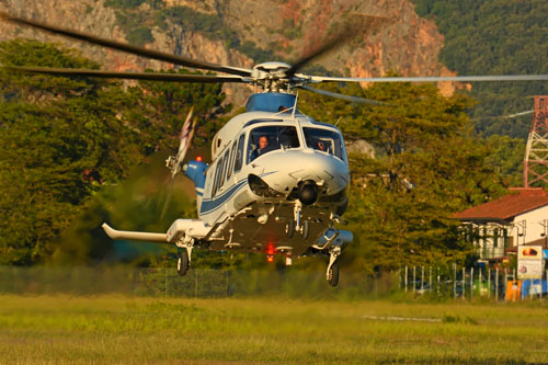 Hélicoptère AW139 de la Police italienne