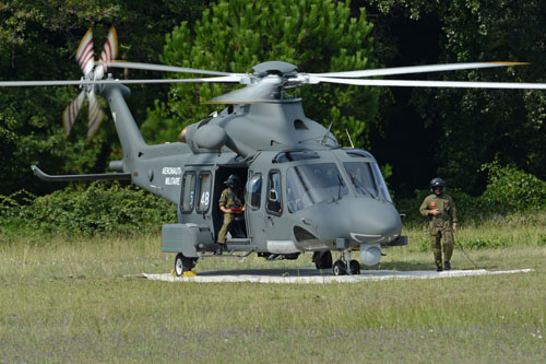 Hélicoptère de recherche et sauvetage HH139 de l'Armée de l'Air italienne