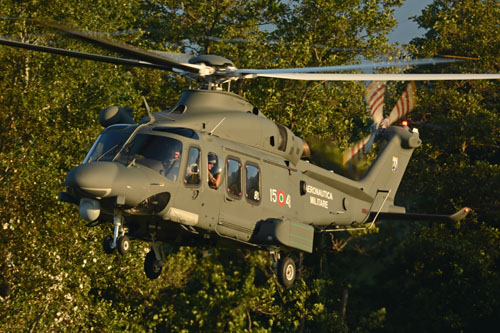 Hélicoptère de recherche et sauvetage HH139 de l'Armée de l'Air italienne