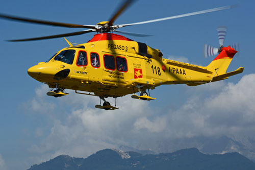 Hélicoptère de secours AW139 Pegaso 3