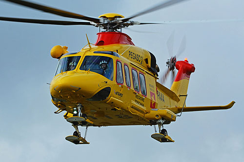 Hélicoptère de secours AW139 I-PAAA Pegaso 3 d'INAER