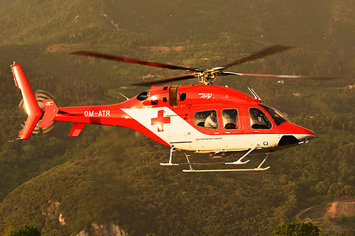 Hélicoptère Bell 429 OM-ATR d'Air Transport Europe