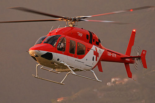 Hélicoptère Bell 429 OM-ATR d'Air Transport Europe