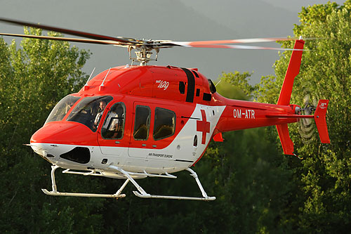 Hélicoptère Bell 429 OM-ATR d'Air Transport Europe