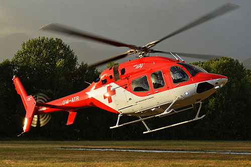 Hélicoptère Bell 429 OM-ATR d'Air Transport Europe