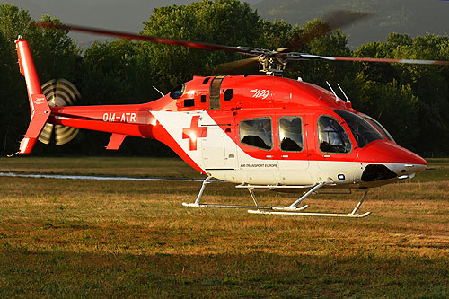 Hélicoptère Bell 429 OM-ATR d'Air Transport Europe