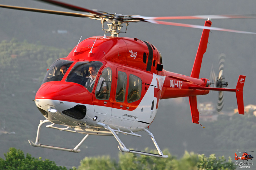 Hélicoptère Bell 429 OM-ATR d'Air Transport Europe