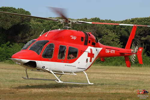 Hélicoptère Bell 429 OM-ATR d'Air Transport Europe