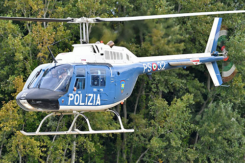 Hélicoptère AB206 JetRanger PS-32 Police italienne