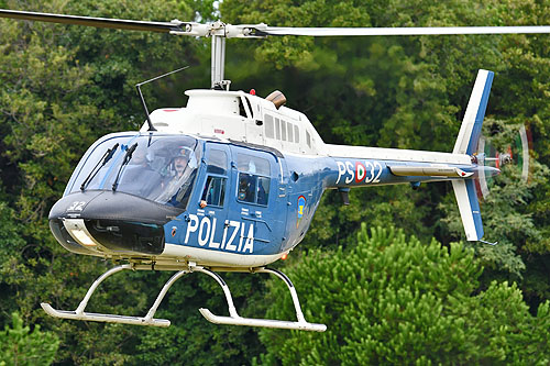 Hélicoptère AB206 JetRanger PS-32 Police italienne