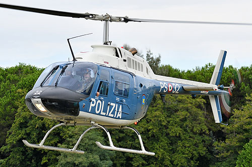 Hélicoptère AB206 JetRanger PS-32 Police italienne