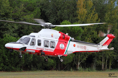 Hélicoptère de recherche et sauvetage AW139 Guardia Costiera