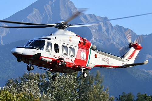 Hélicoptère de recherche et sauvetage AW139 Guardia Costiera