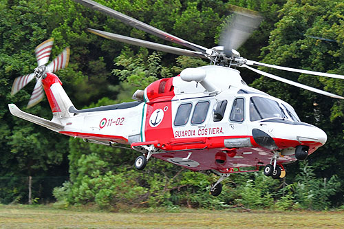 Hélicoptère de recherche et sauvetage AW139 Guardia Costiera