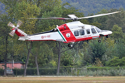 Hélicoptère de recherche et sauvetage AW139 Guardia Costiera