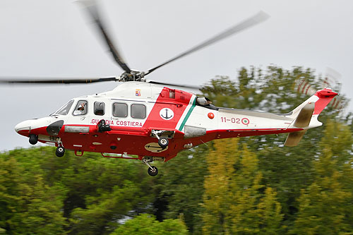 Hélicoptère de recherche et sauvetage AW139 Guardia Costiera