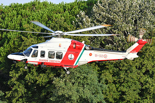 Hélicoptère de recherche et sauvetage AW139 Guardia Costiera