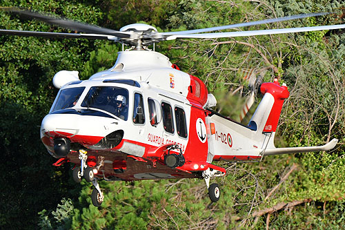 Hélicoptère de recherche et sauvetage AW139 Guardia Costiera