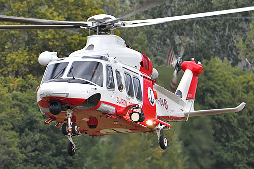 Hélicoptère de recherche et sauvetage AW139 Guardia Costiera