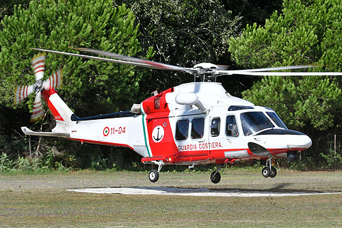 Hélicoptère de recherche et sauvetage AW139 Guardia Costiera