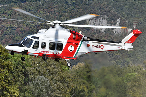 Hélicoptère de recherche et sauvetage AW139 Guardia Costiera